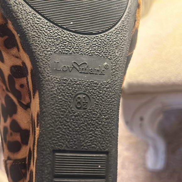 Cheetah Print Wedge Booties - Picture 9 of 10